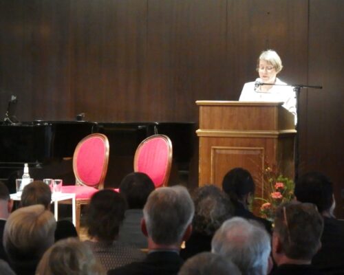 Christina Baumeister, Bündnis-Sprecher*in und Geschäftsführerin der Alida Schmidt-Stiftung; Fotos: Martina Kuhn für HaBüWo