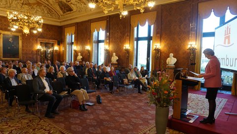 10. Oktober 2022: Empfang für Hamburger Bündnis für Wohnstifte im Rathaus