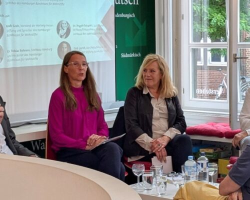 2025_00_36 B2_kk Tina Unruh, Geschäftsführerin der Hamburger Stiftung Baukultur, spricht über den neuen Hamburg Standard beim Bauen