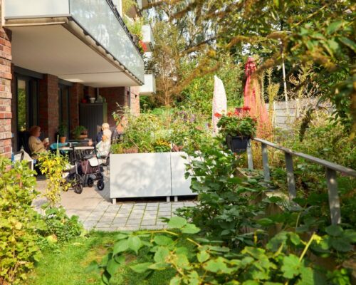 Zum Beispiel: Die Wohn-Pflege-Gemeinschaft im Spannskamp (Bezirk Eimsbüttel) bietet neun an Demenz erkrankten Personen ein Zuhause, Foto: Gertje König