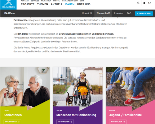 IBA Börse: Ganzheitlich entwickelte Quartiere stehen im Mittelpunkt