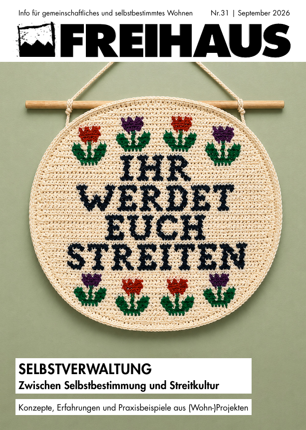 Zeigt das Cover der FREIHAUS-Ausgabe 31, erschienen im September 2026